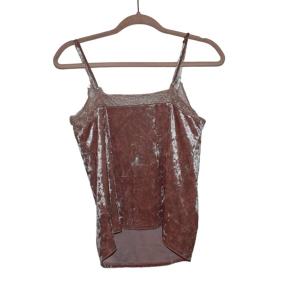 Forever 21 Pink Velvet Small Top - Picture 2 of 3